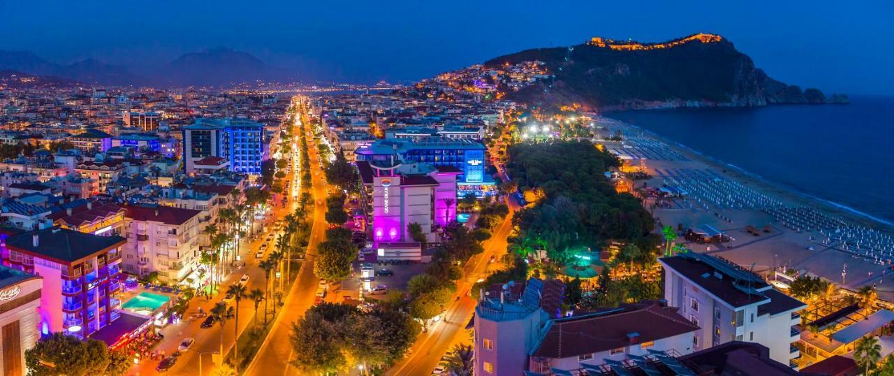 Kleopatra Blue Hawai Hotel Alanya Kültér fotó